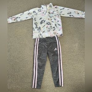 Adidas athletic suite for toddlers, 3T